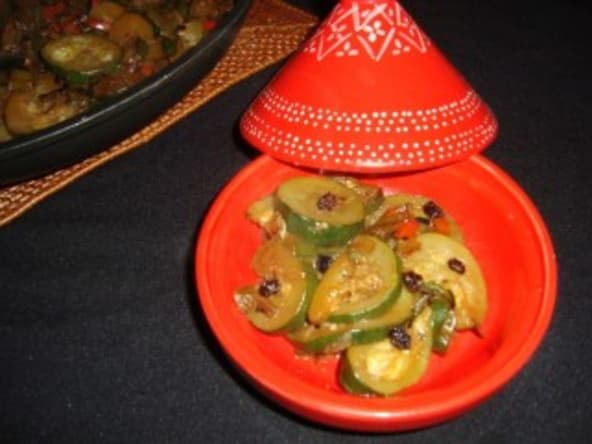 Poêlée de courgettes à l'orientale
