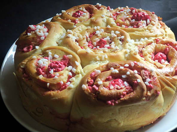 Brioche aux pralines et au levain