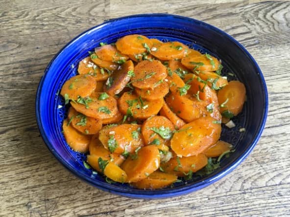 Salade de carottes à la marocaine 