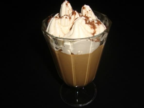 Crème dessert café liégeois