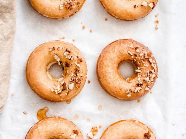 Donuts vanille et amandes au four faciles et rapides