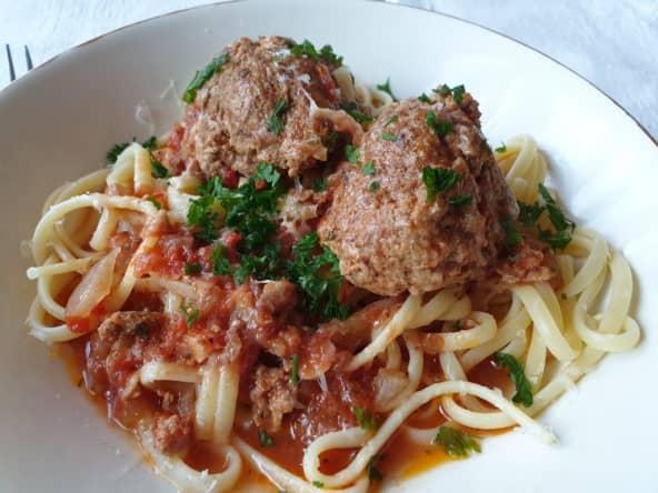 Boulettes de bœuf à la ricotta et à l’origan (Yotam Ottolenghi)