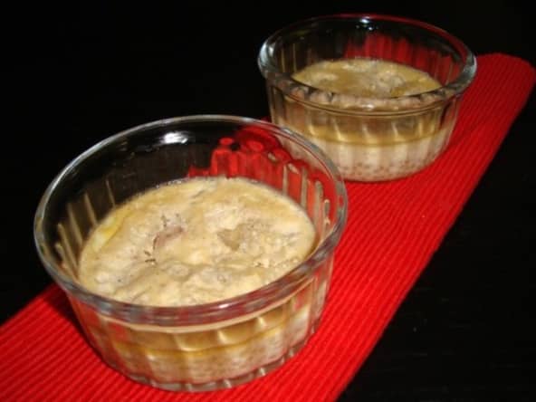 Flan perlé aux poires