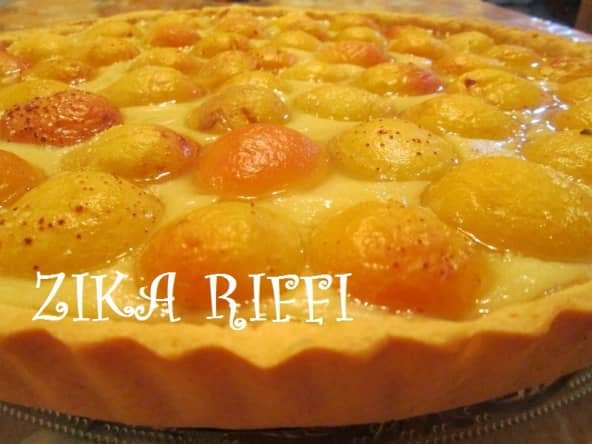Tarte crousti-fondante aux abricots et crème pâtissière