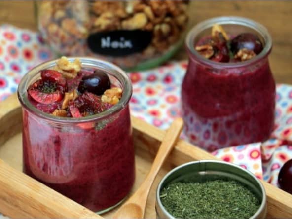 Gaspacho salé cerises et betterave