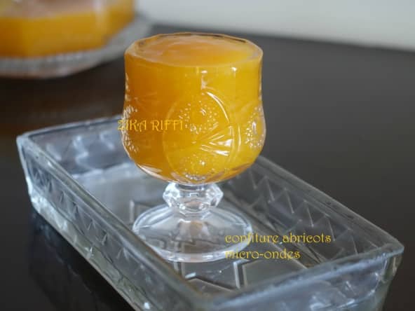 Confiture d'abricots express au micro ondes rapide et facile