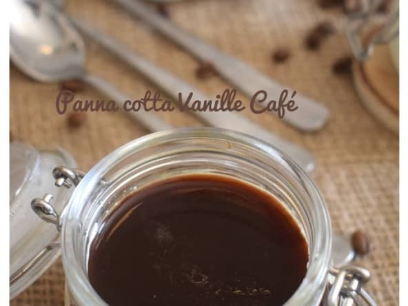 Panna cotta vanille et café
