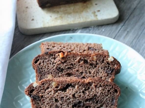 Brioche au cacao, pépites de chocolat et oranges confites