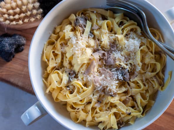 Pâtes à la truffe noire