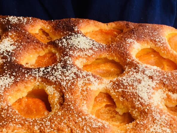Gâteau aux abricots et aux amandes