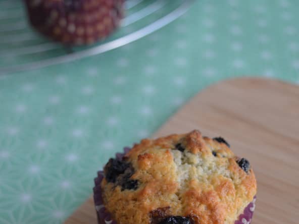 Muffins au yaourt et aux myrtilles