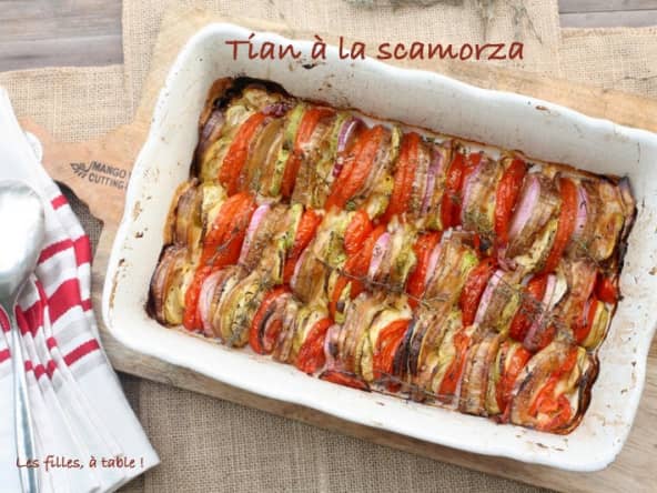 Tian à la scamorza fumée