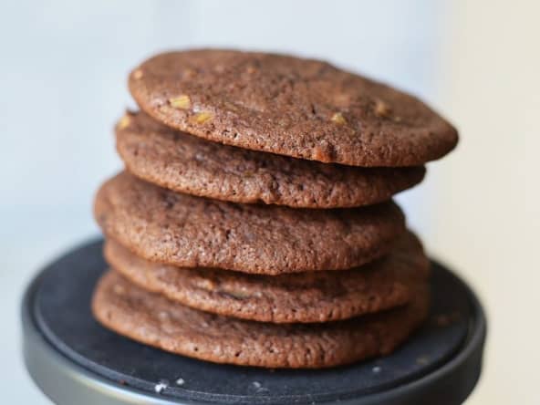 Cookies rhubarbe et chocolat