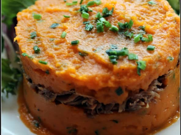 Parmentier de canard à la patate douce