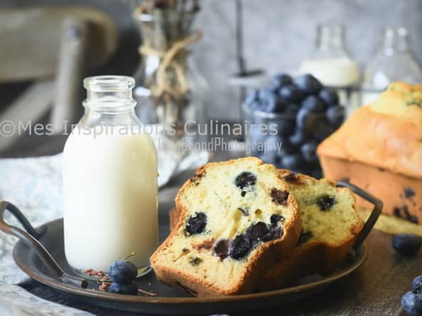 Gâteau du matin moelleux aux myrtilles, recette facile