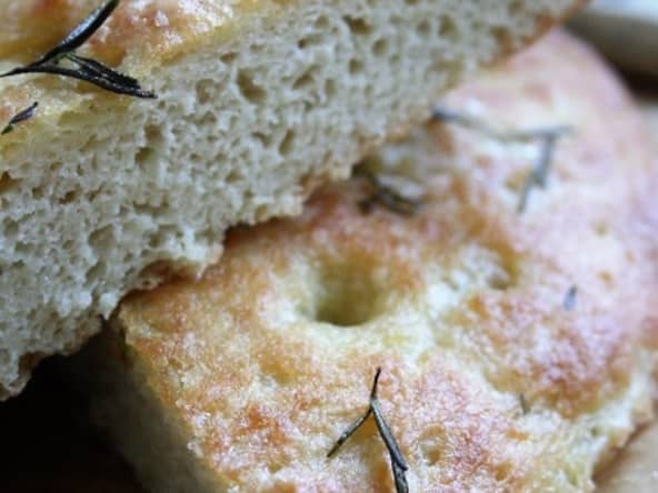 Focaccia thym-romarin-fleur de sel