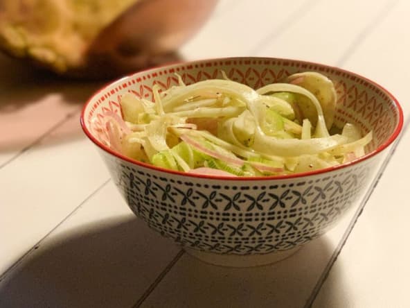 Salade de fenouil style "coleslaw"