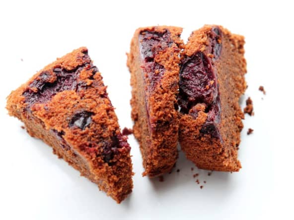 Gâteau à la kriek, aux cerises et au chocolat