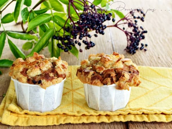 Muffins aux baies de sureau noir