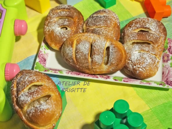 Jalousies briochées aux poires pour le goûter des enfants