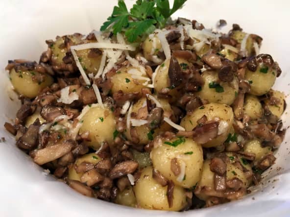 Gnocchis aux champis