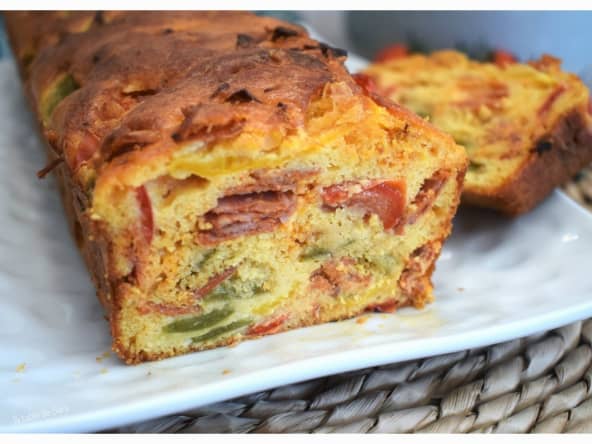 Cake poivrons chorizo