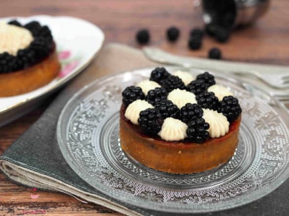 Tarte Mûre Amande Framboise