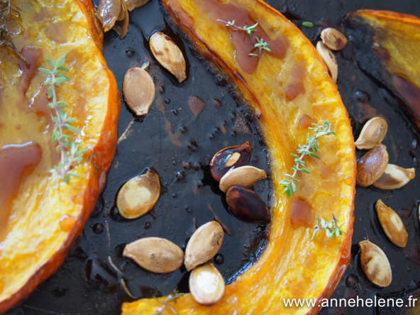 Comment cuire des tranches de potiron au four ?