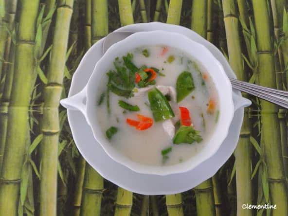 Soupe Thaï au poulet de Donna Hay