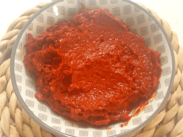 Sauce harissa faite maison sans conservateurs