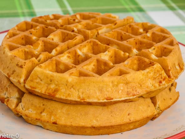 Gaufres salées au fromage comté