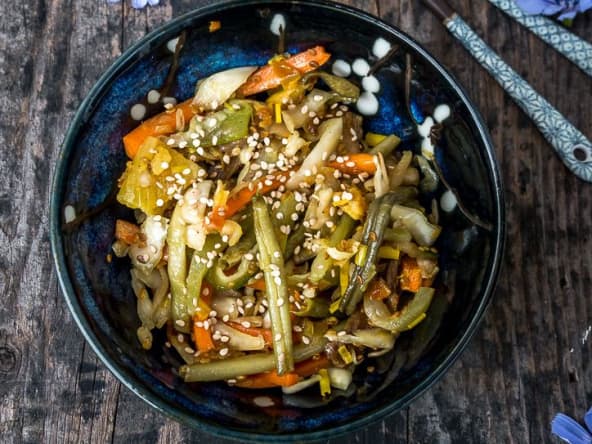 Pickles de légumes malais : les traditionnels acar awak