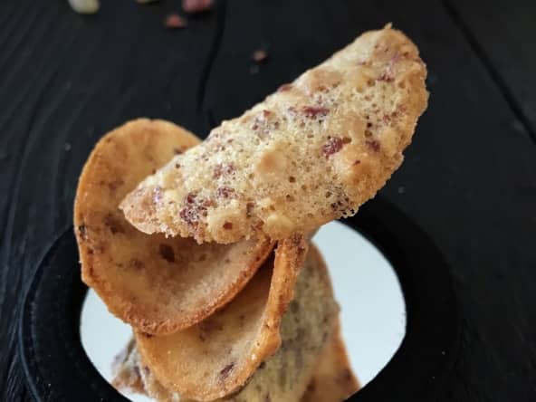 Tuiles aux cacahuètes pour teatime