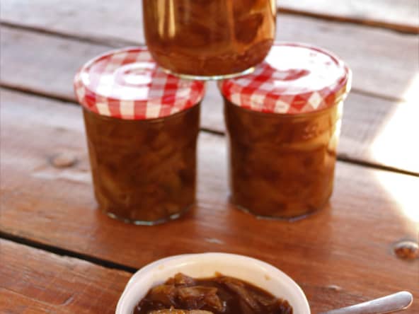 Savoureux confit d’oignons