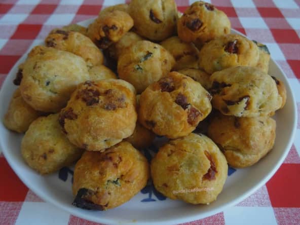 Cookies au chorizo et tomates séchées