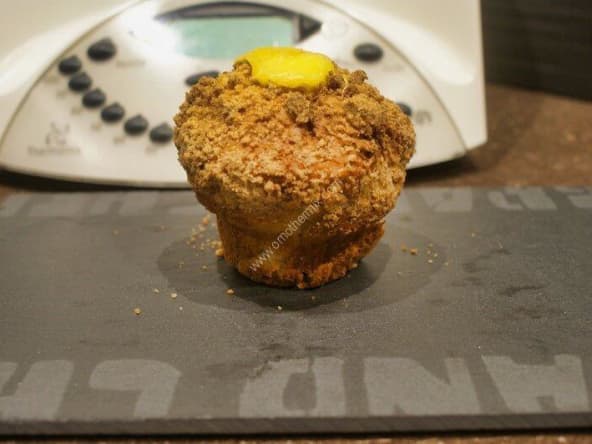 Muffin à la crème de citron au thermomix, préparé en 15 minutes.