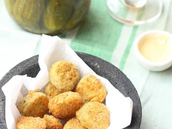 Recette de cornichons frits comme en Louisiane pour l'apéritif