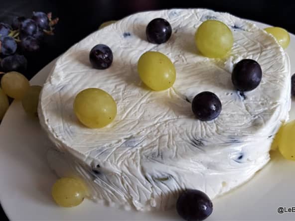 Cheese cake yaourt et ricotta et 2 raisins 