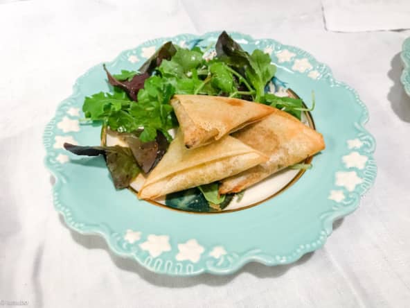 Samosas aux poireaux