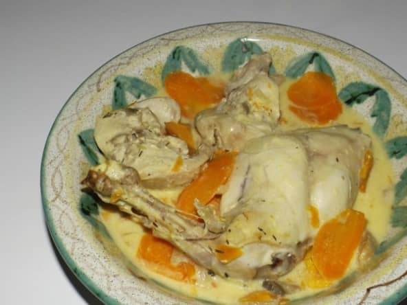 Lapin à la bière et à la moutarde