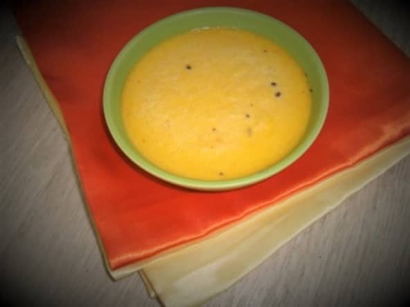 Crème à la courge et à la vanille