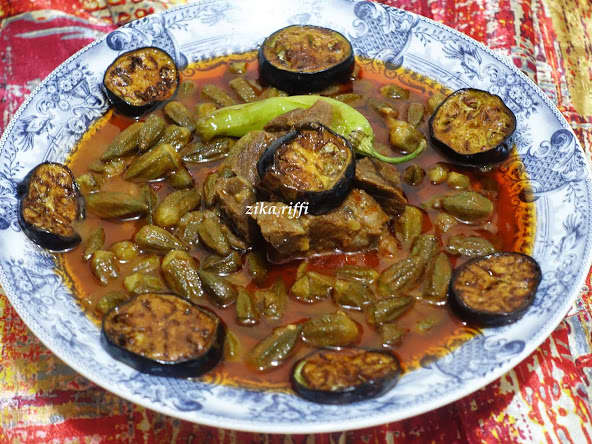 Gnaouia bônoise - mijoté gombos et agneau