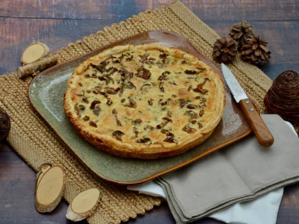 Tarte aux girolles