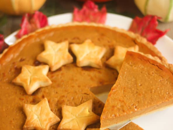 Pumpkin pie ou tarte à la citrouille pour Thanksgiving