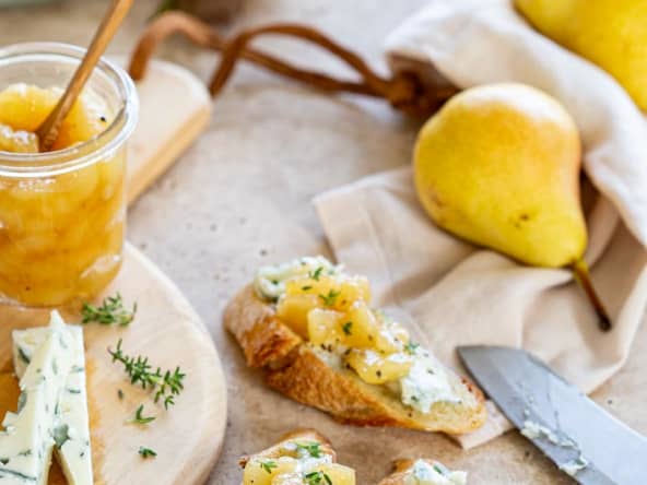 Chutney de poires au miel