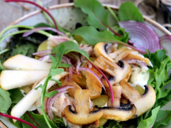 Salade pommes de terre vapeur maquereaux fumés