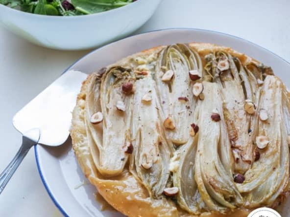 Tatin d'endives au Bleu d'Auvergne : la recette facile