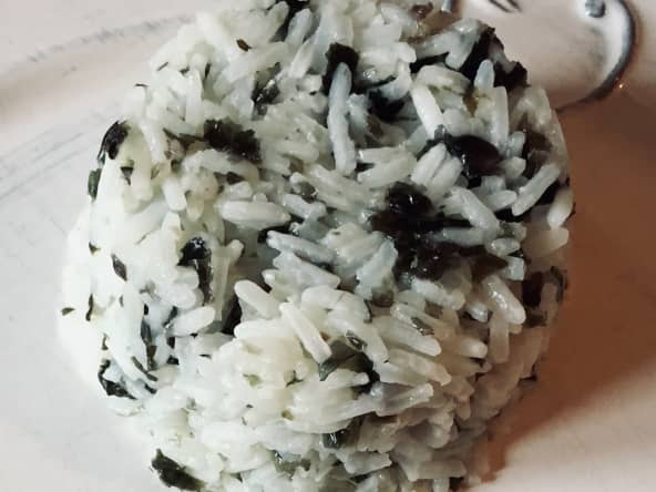 Riz aux algues nori