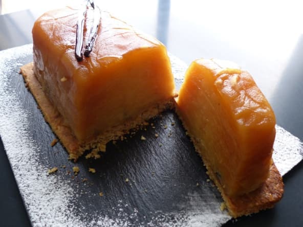 Tarte Tatin revisitée à la façon du chef pâtissier Philippe Conticini
