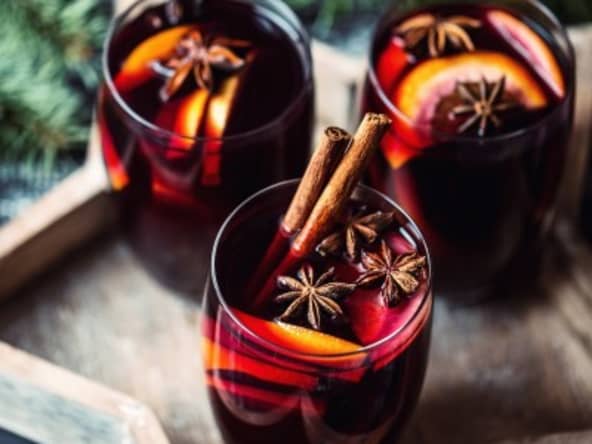 Vin chaud aux épices des marchés de Noël